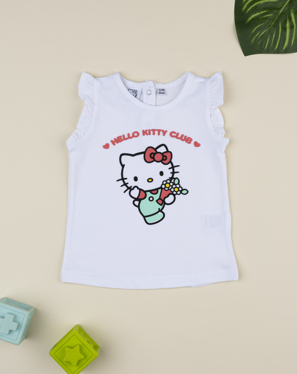 Canotta bimba hello kitty con frill
