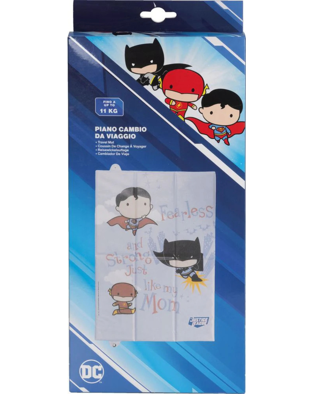 Piano cambio pieghevole 56x38 - justice league