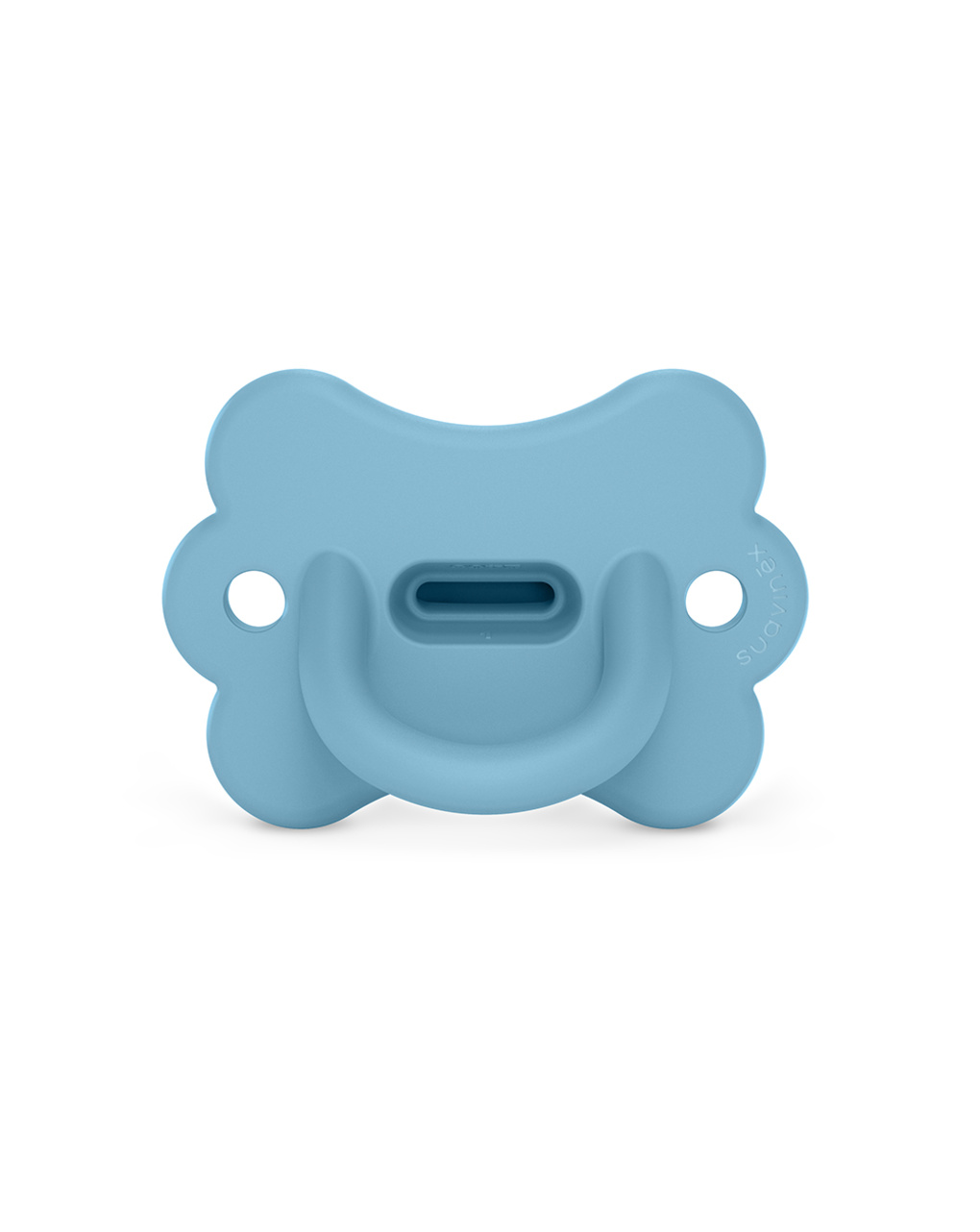 Succhietto silicone butterfly color essence azzurro 6-18 mesi - suavinex