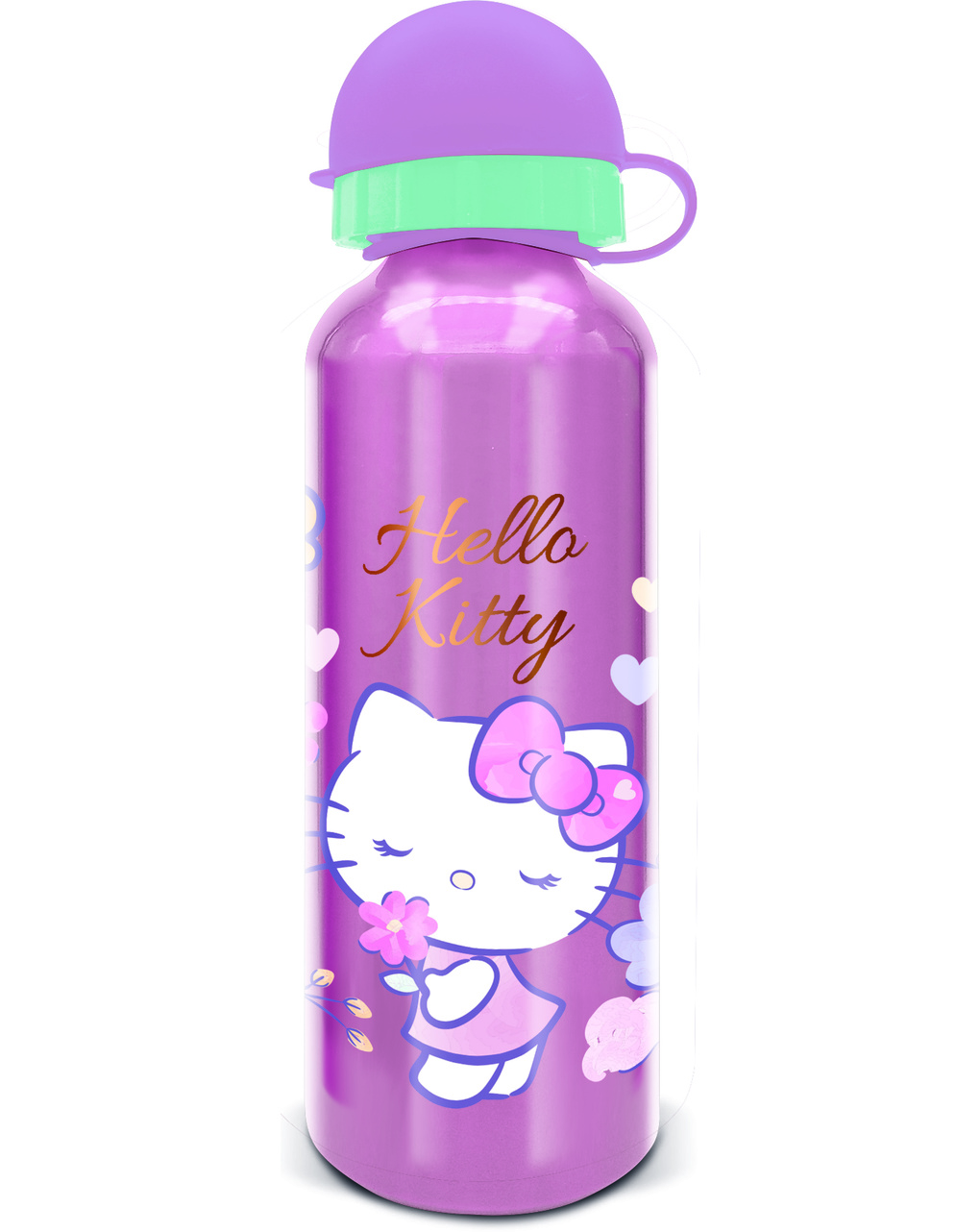 Borraccia alluminio 530 ml - hello kitty