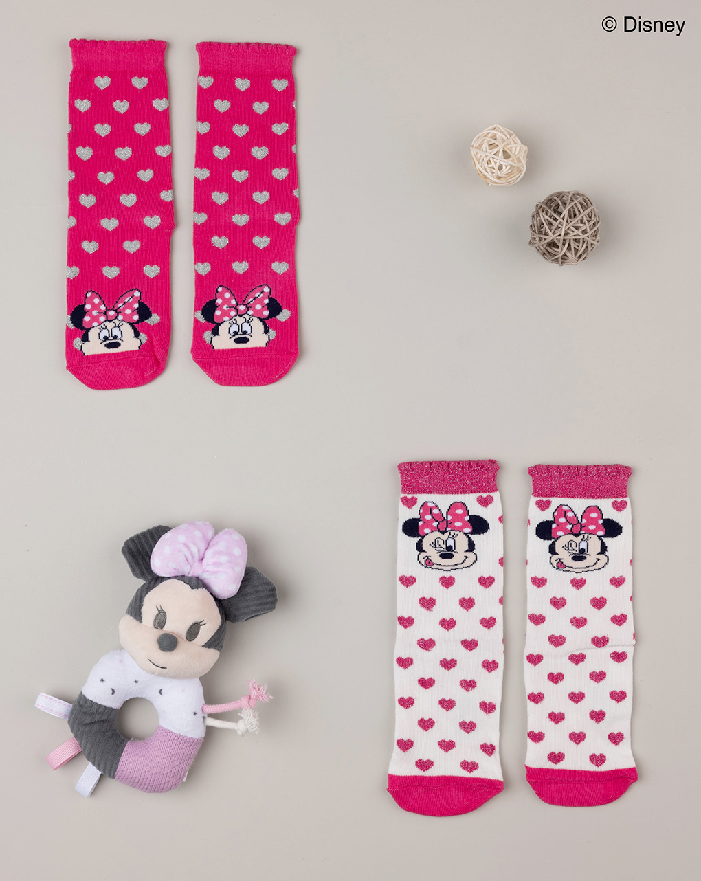 Pack 2 calze bimba "minnie"