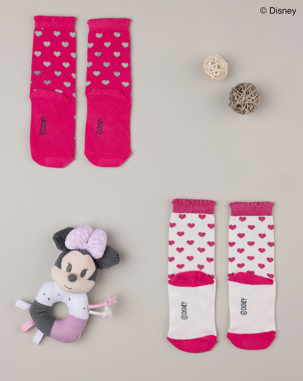 Pack 2 calze bimba "minnie"