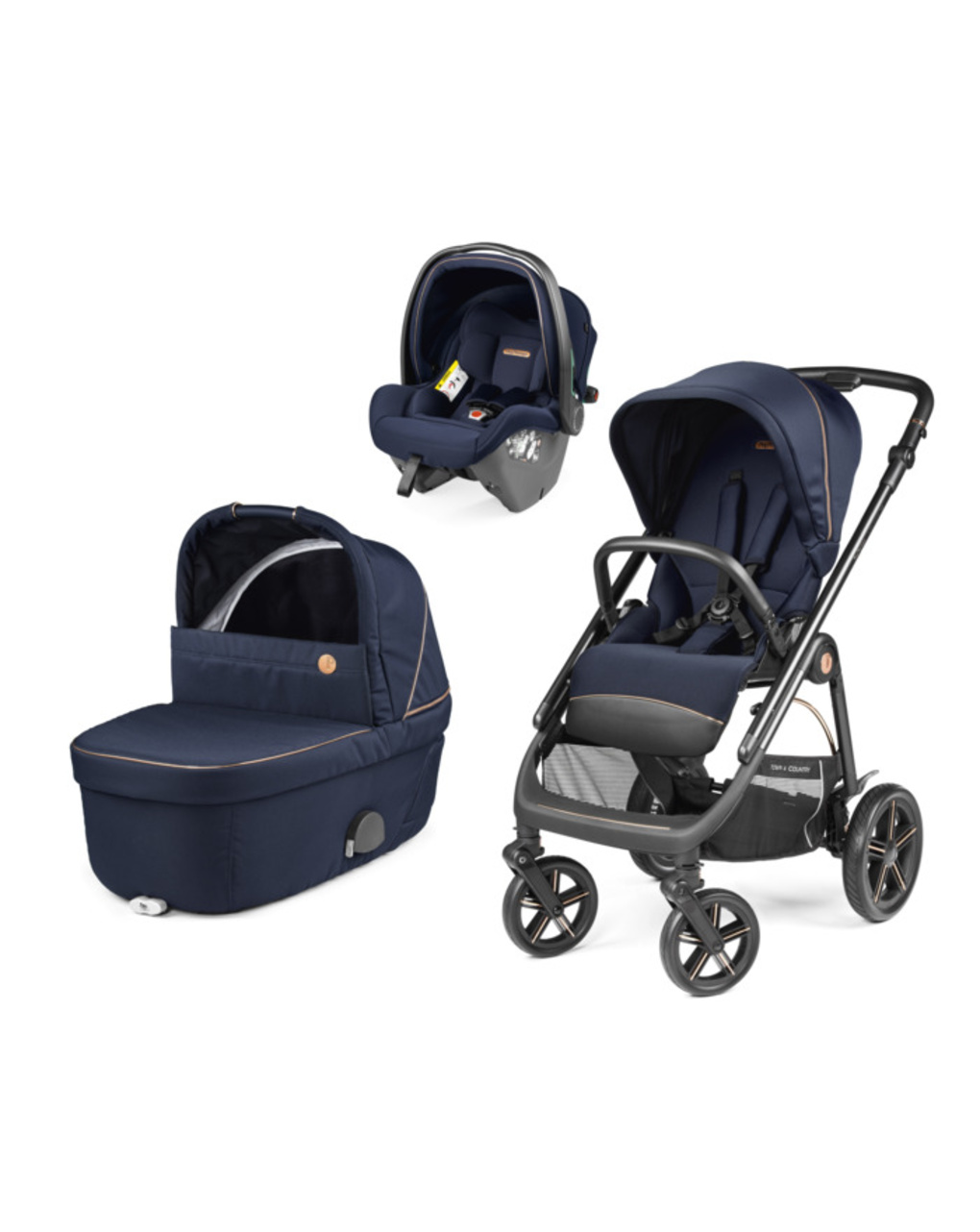 Trio veloce tc brio belvedere slk - blue shine - peg perego
