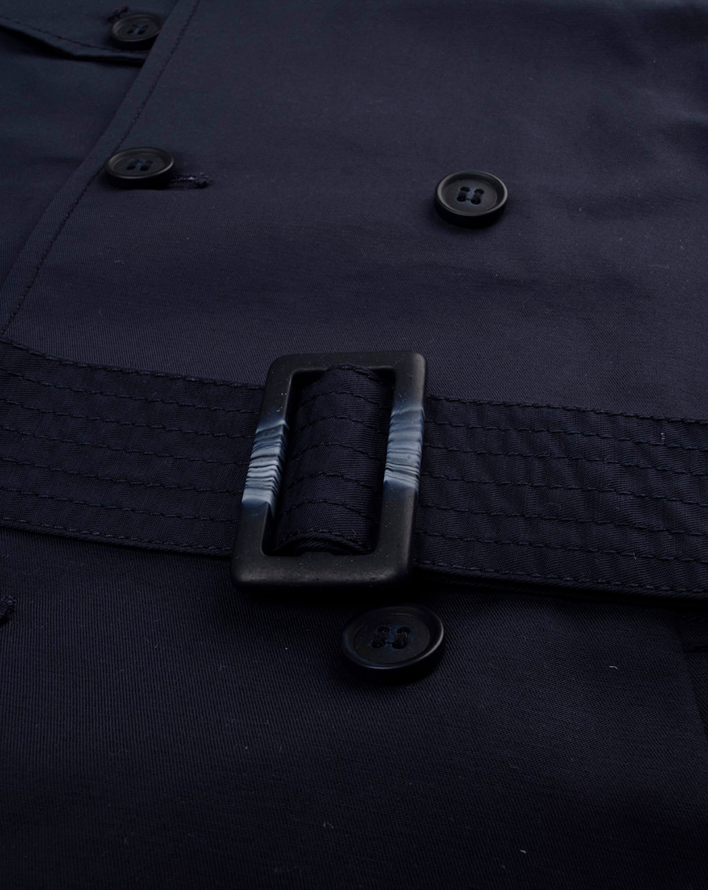 Giacca trench bimbo blu notte