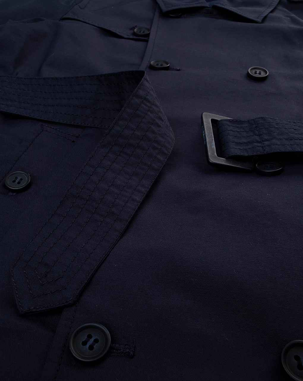 Giacca trench bimbo blu notte