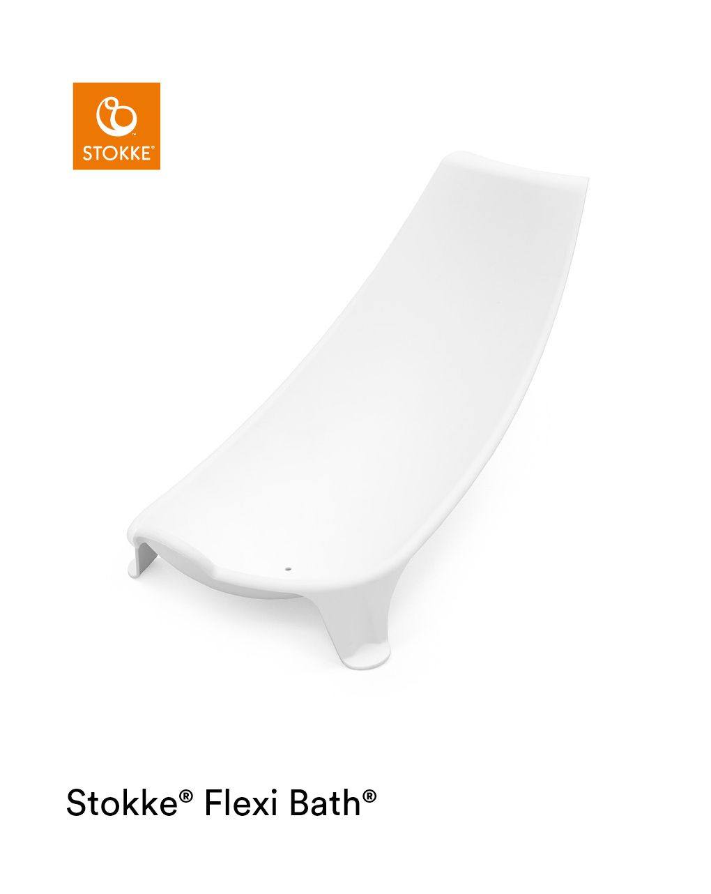 Vaschetta pieghevole flexi bath® bundle white - stokke®