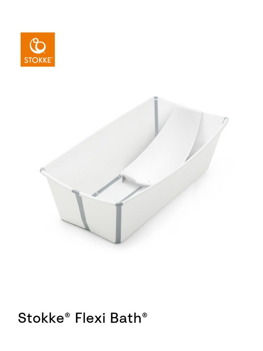 Vaschetta pieghevole flexi bath® x-large bundle white -  stokke® - Stokke