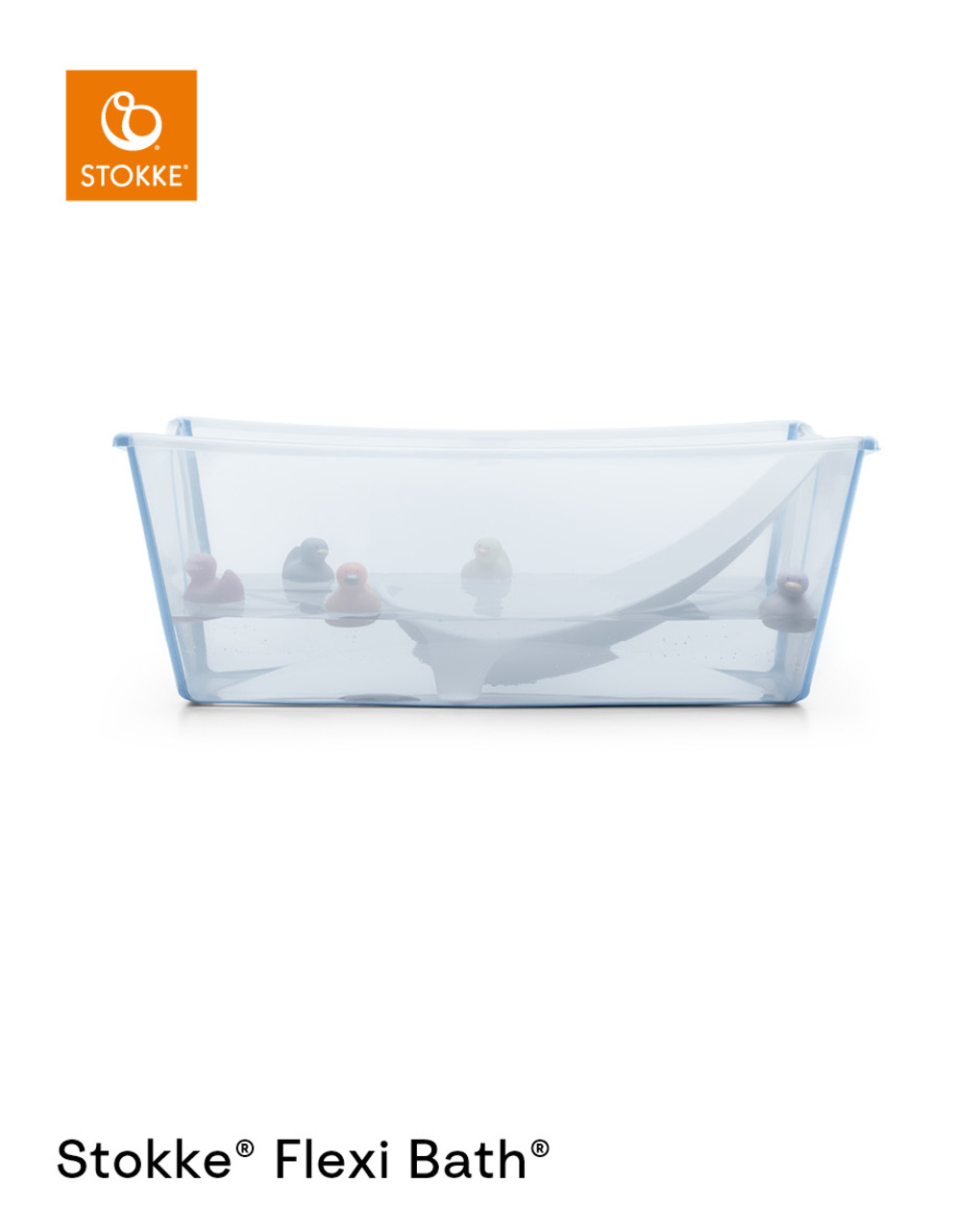Vaschetta pieghevole flexi bath® bundle ocean blue -  stokke®