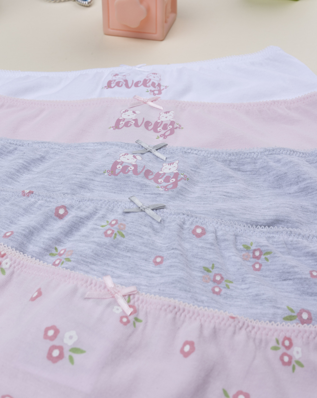 Pack 5 slip bimba lovely