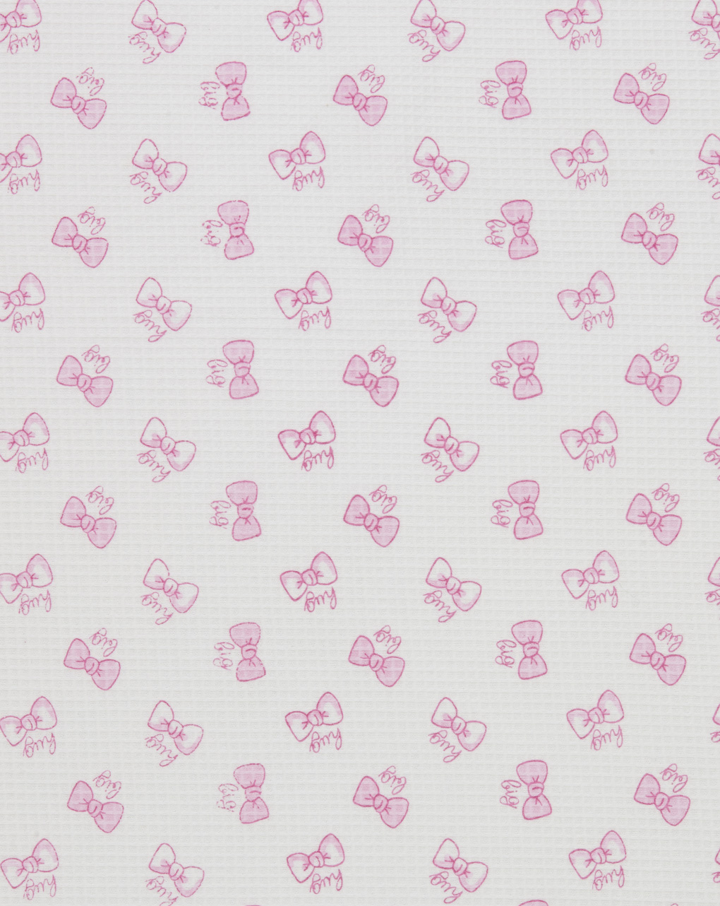 Copertina lettino con stampa fiocchi