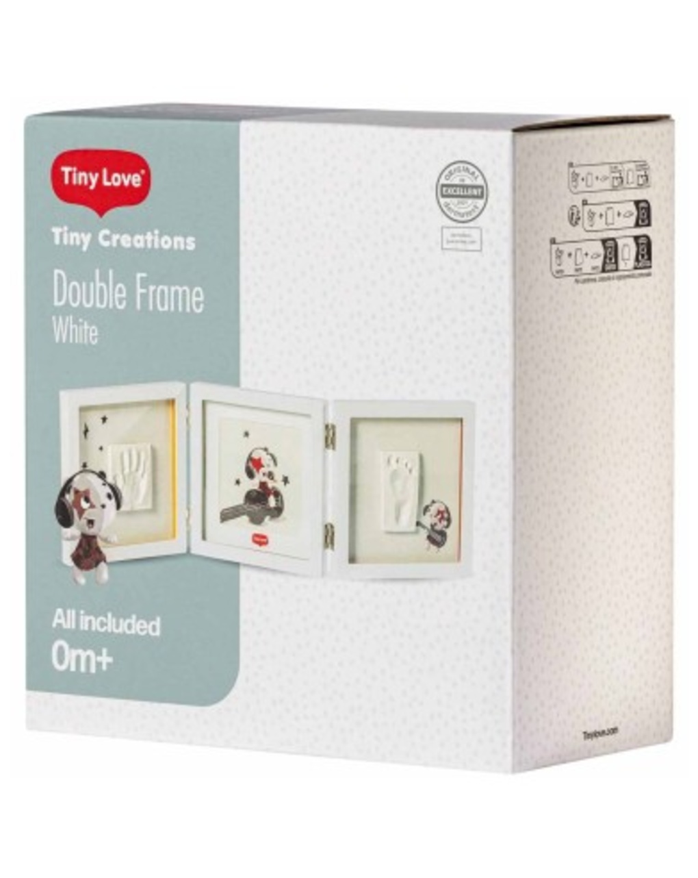 Cornice doppia bianca - tiny love