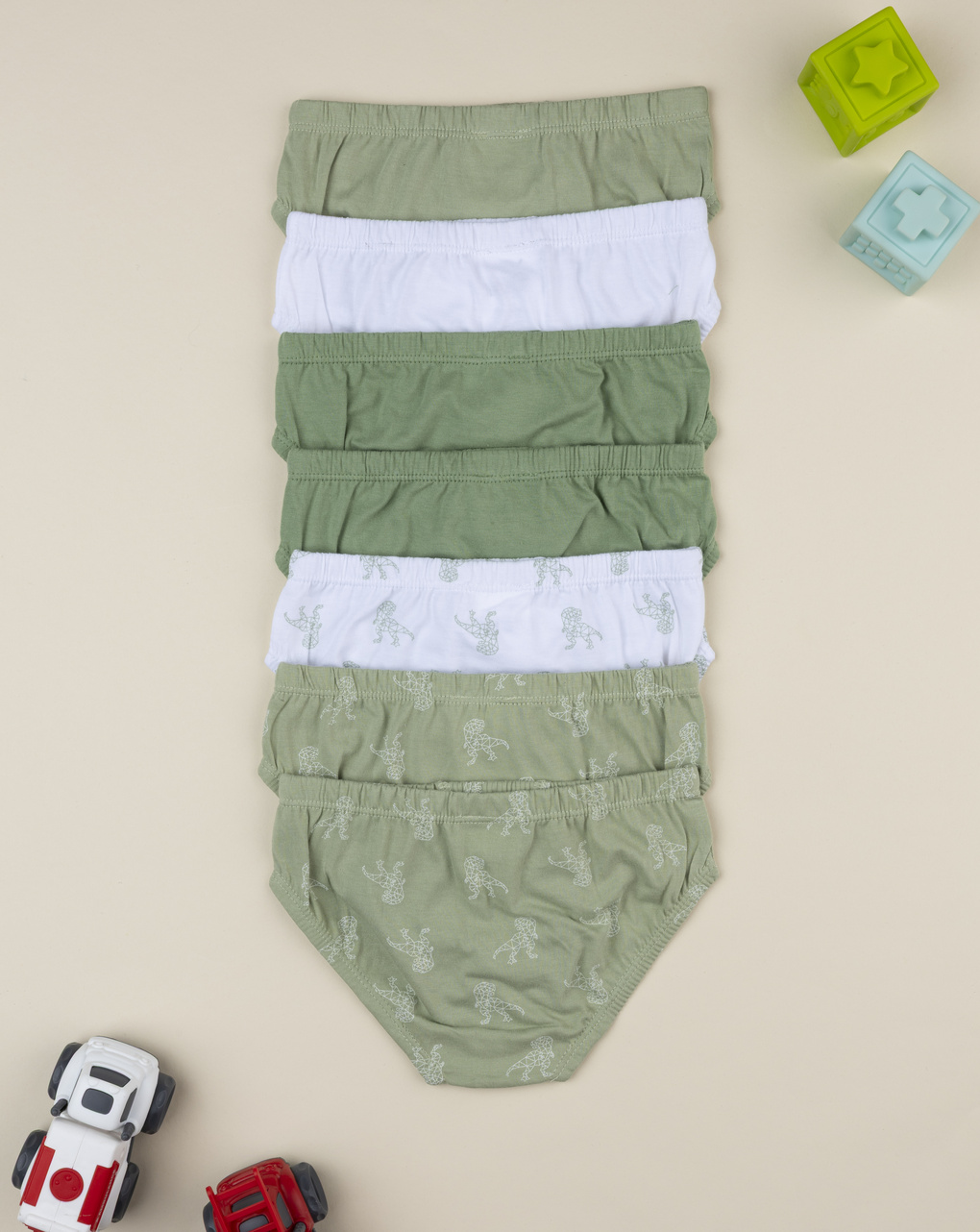 Pack 7 slip bimbo dino