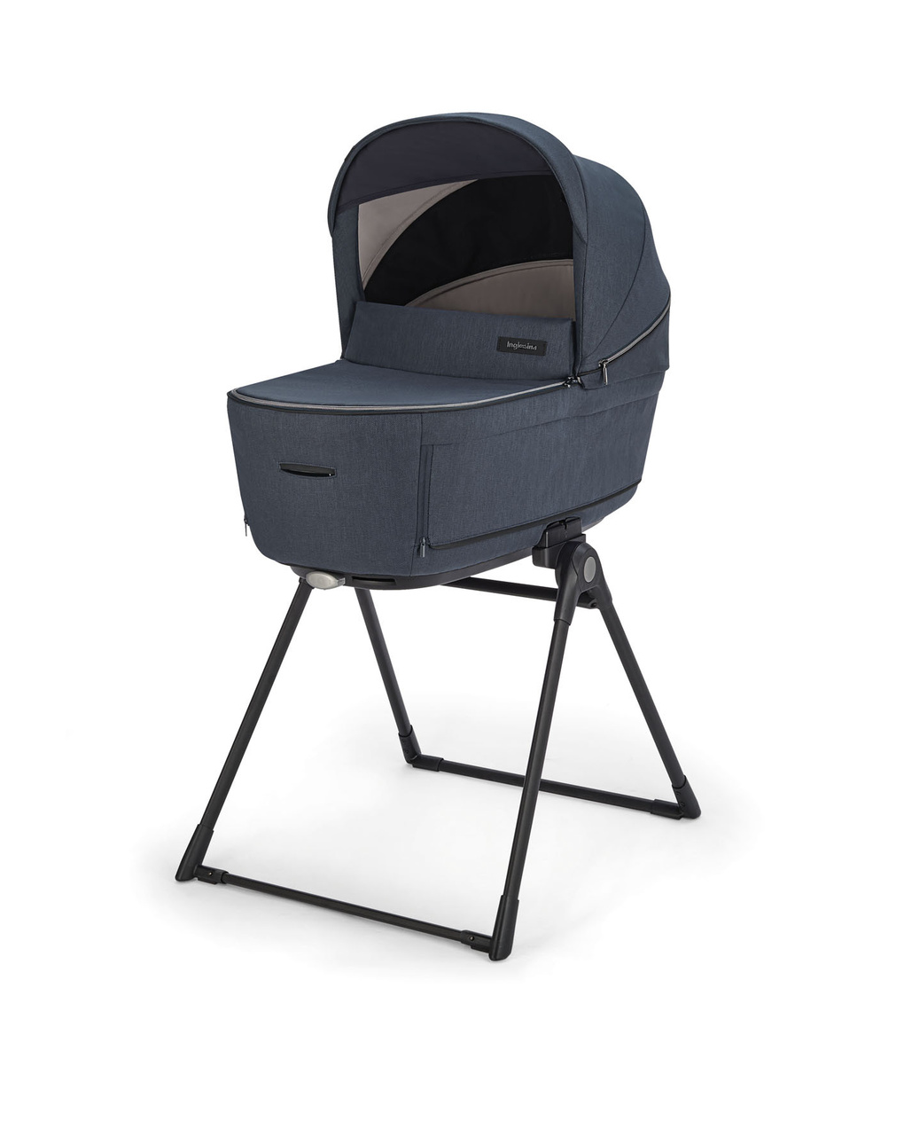 Sistema modulare aptica system quattro colore resort blue con telaio litio e seggiolino auto darwin infant recline - inglesina