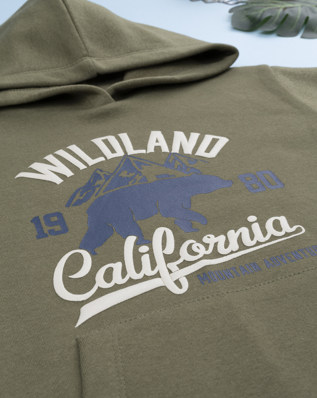 Completo jogging bimbo verde/blu