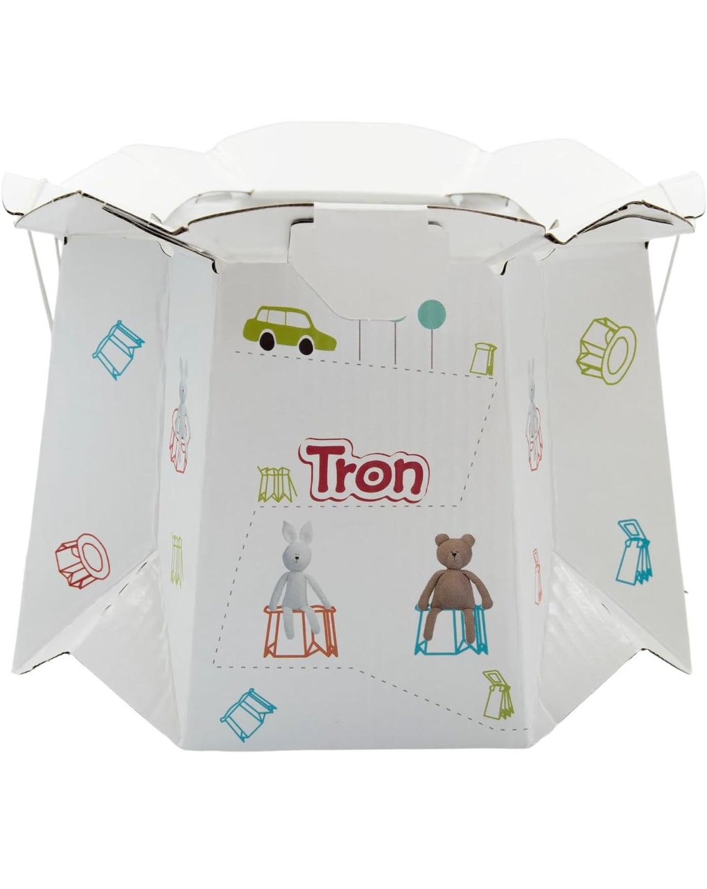 Vasino da viaggio usa e getta monouso biodegradabile per bambini - tron