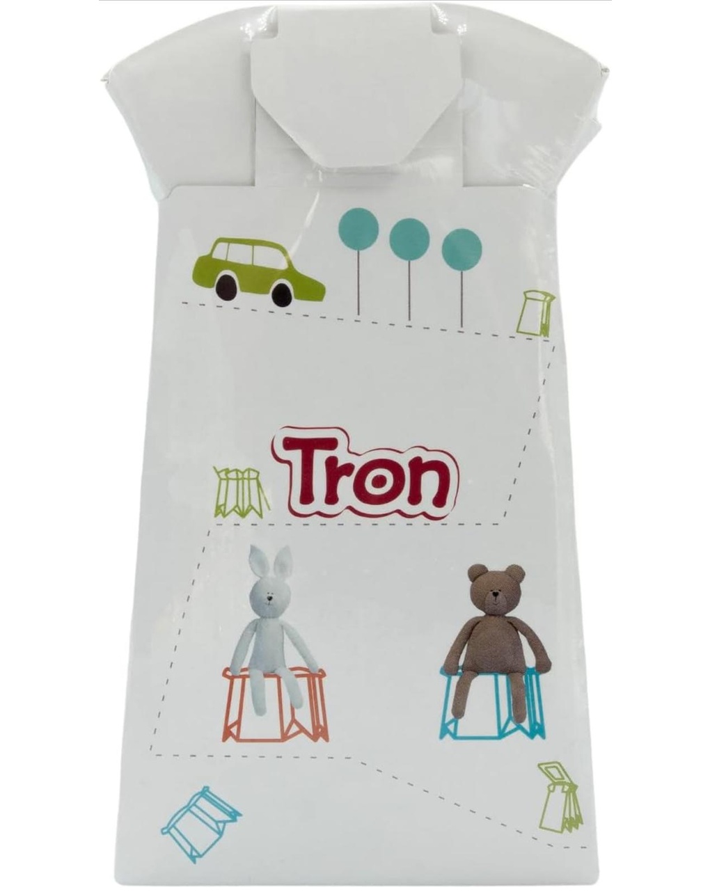 Vasino da viaggio usa e getta monouso biodegradabile per bambini - tron