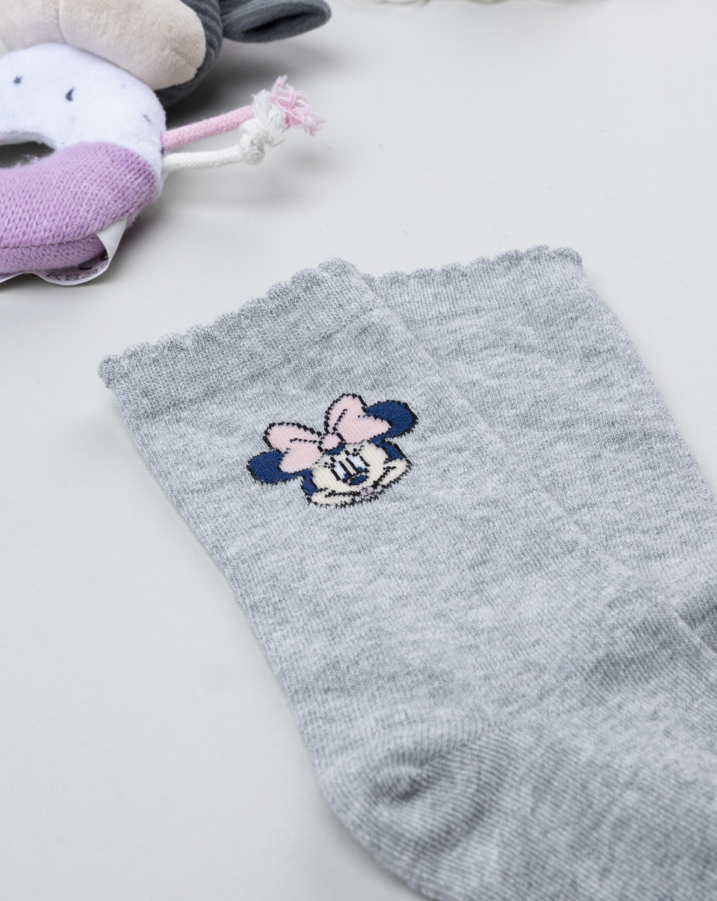 Gambaletto bimba grigio minnie