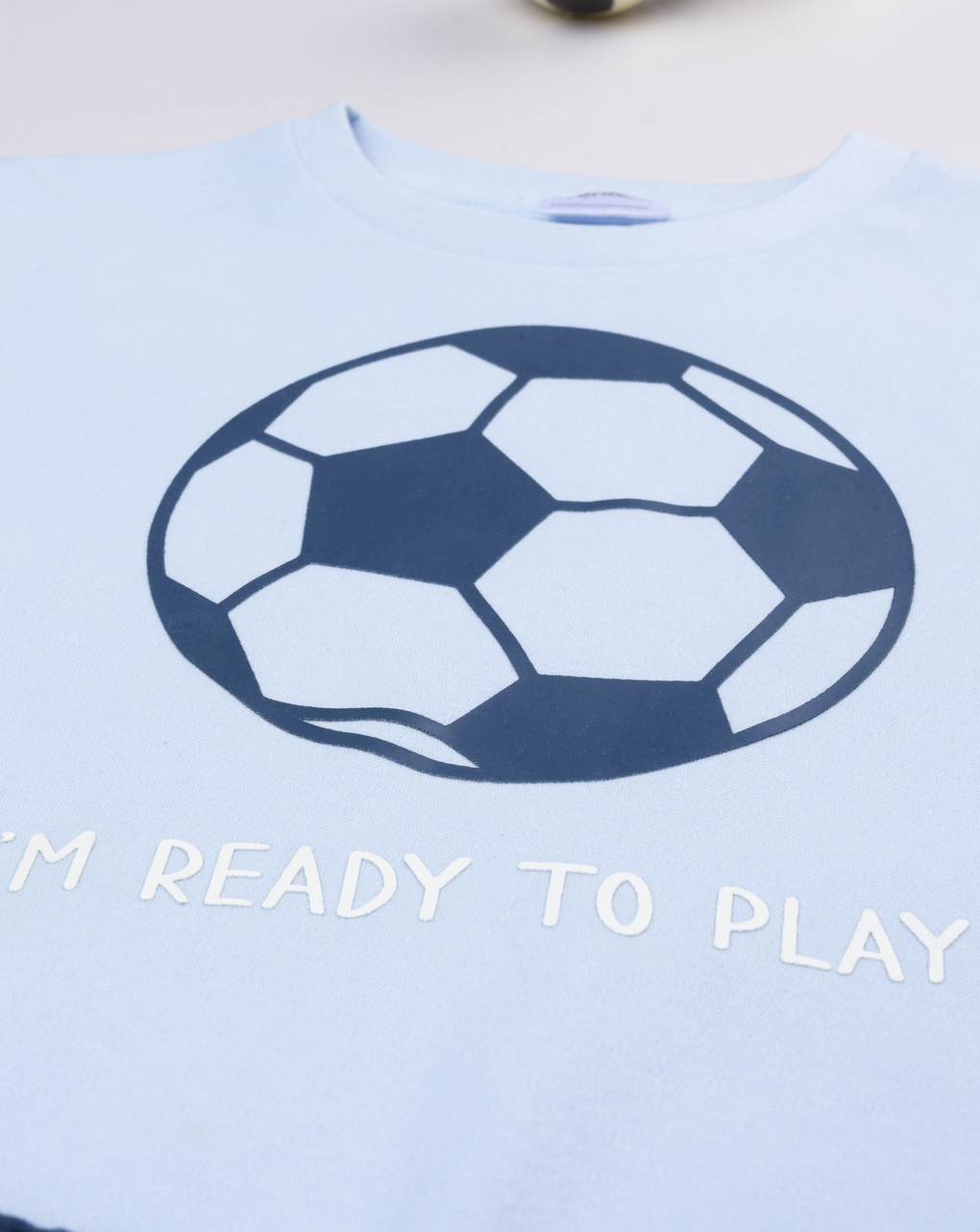 Pigiama bimbo blu calcio
