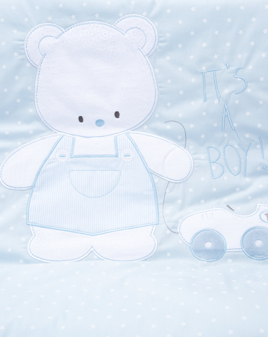 Trapunta invernale boy azzurro