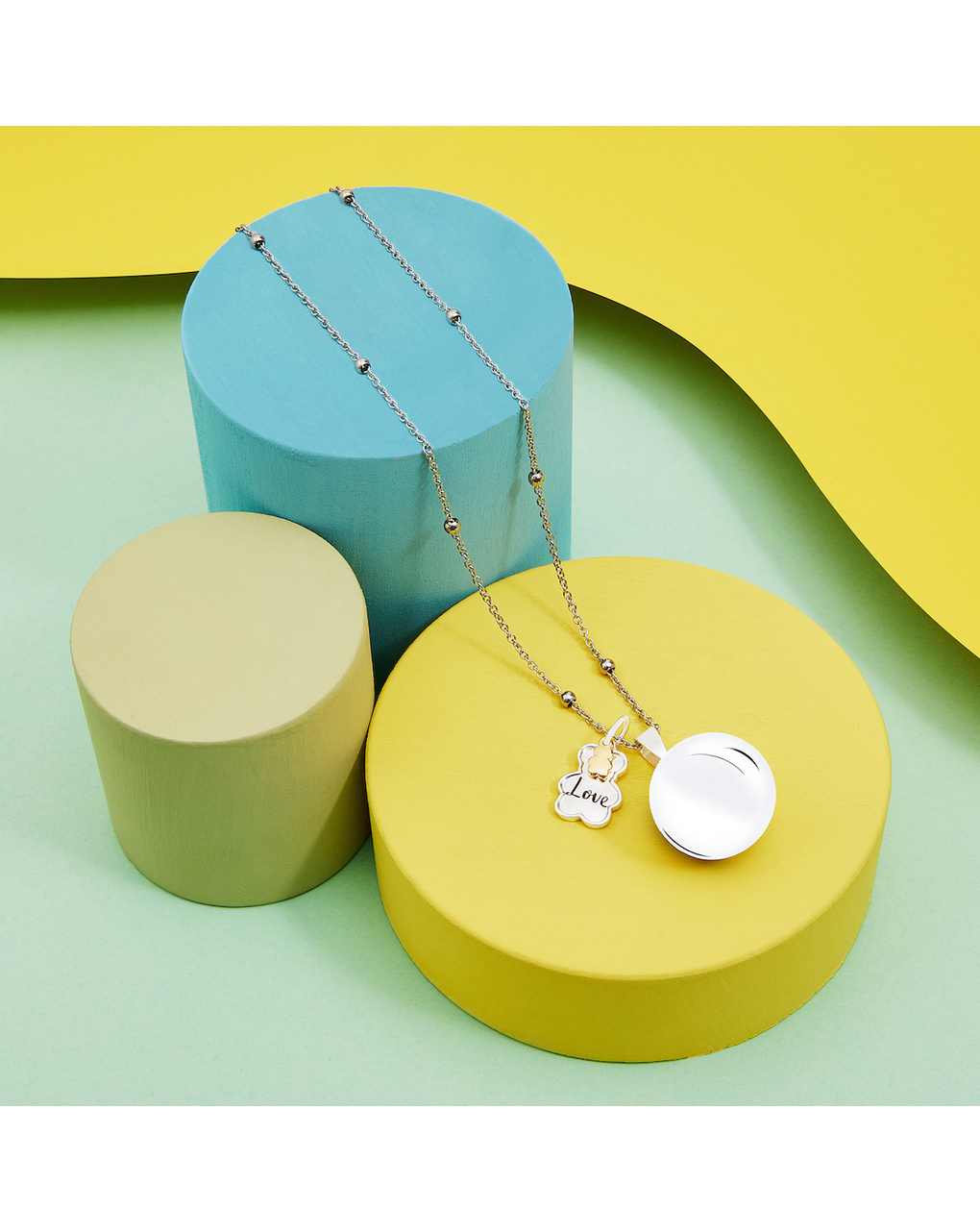 Chiama angeli con ciondolo orsetto - mamijux