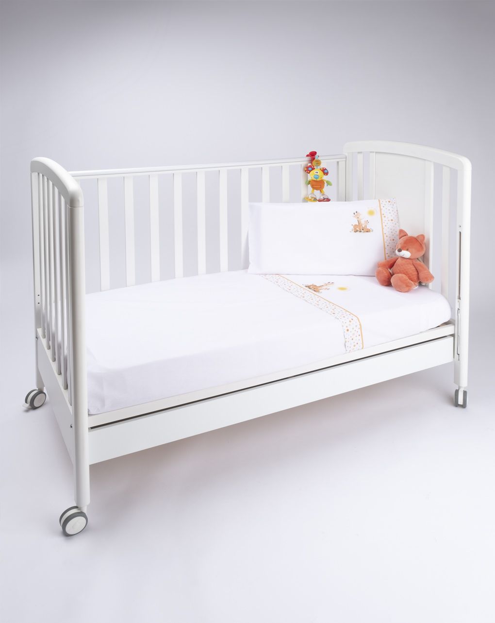 Completo lettino 3 pz unisex "giraffe"