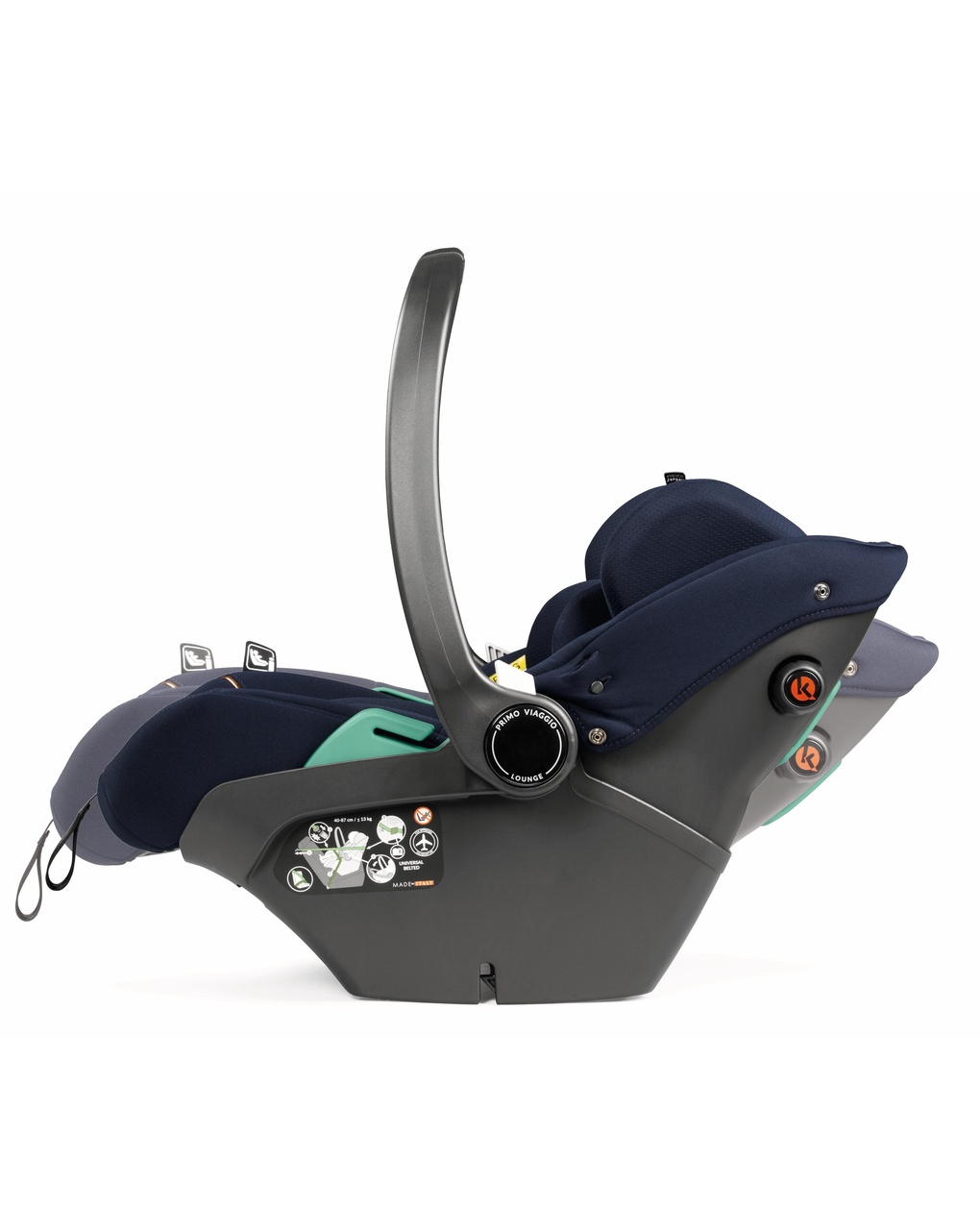 Trio veloce brio belvedere lounge - blue shine - peg perego