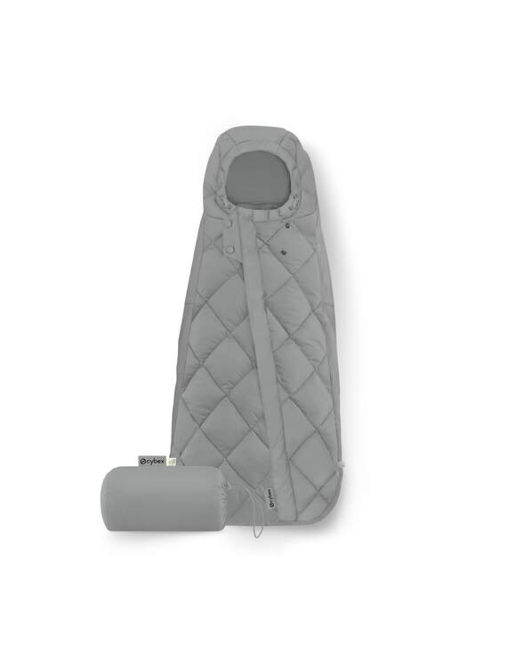 Sacco coprigambe snøgga mini 2 stone grey mid grey - cybex