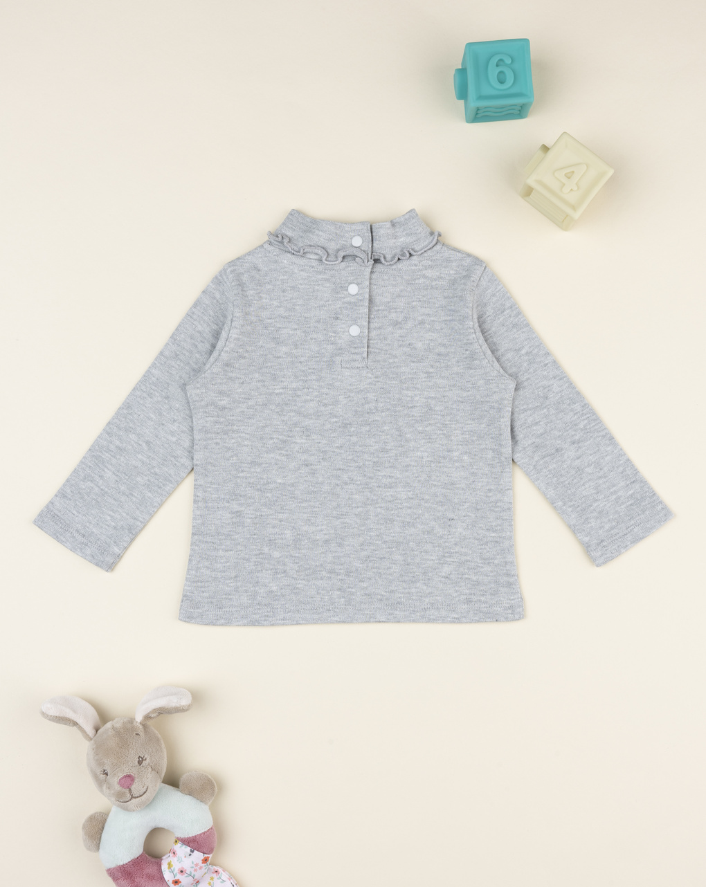 Lupetto bimba grigio chiaro