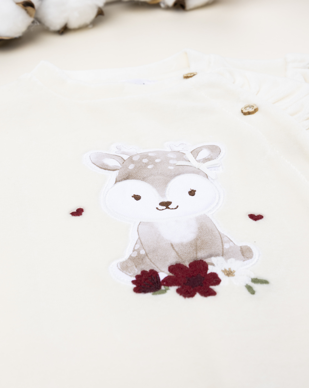 Tutina beige neonata cerbiatta