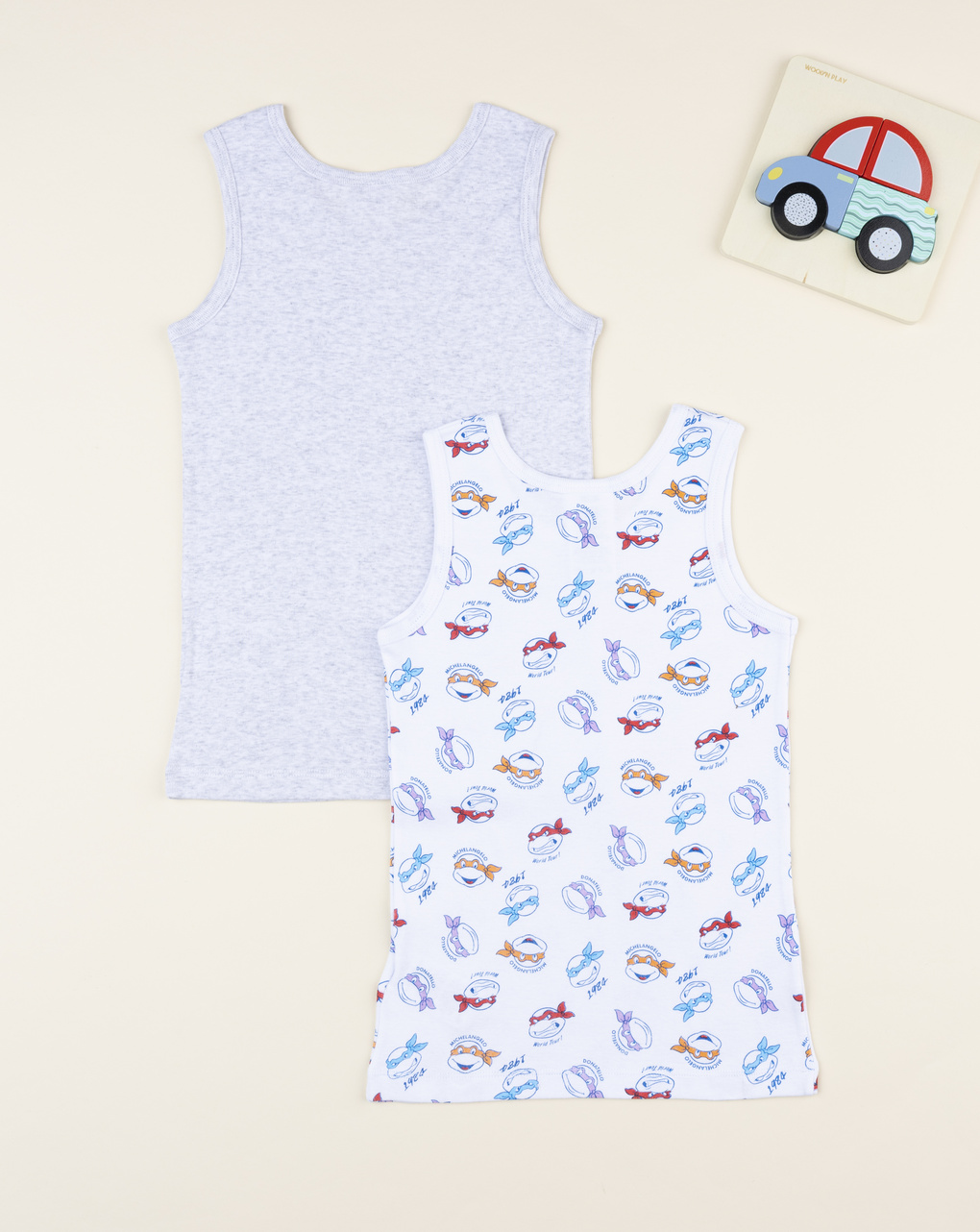 Pack 2 canotte bimbo tartarughe ninja