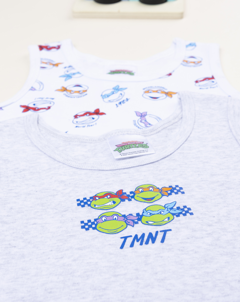 Pack 2 canotte bimbo tartarughe ninja