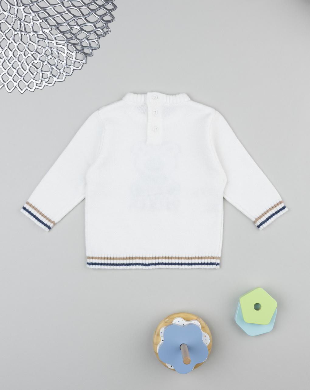 Maglia bimbo bianca teddy