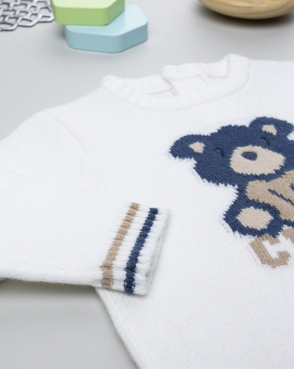 Maglia bimbo bianca teddy