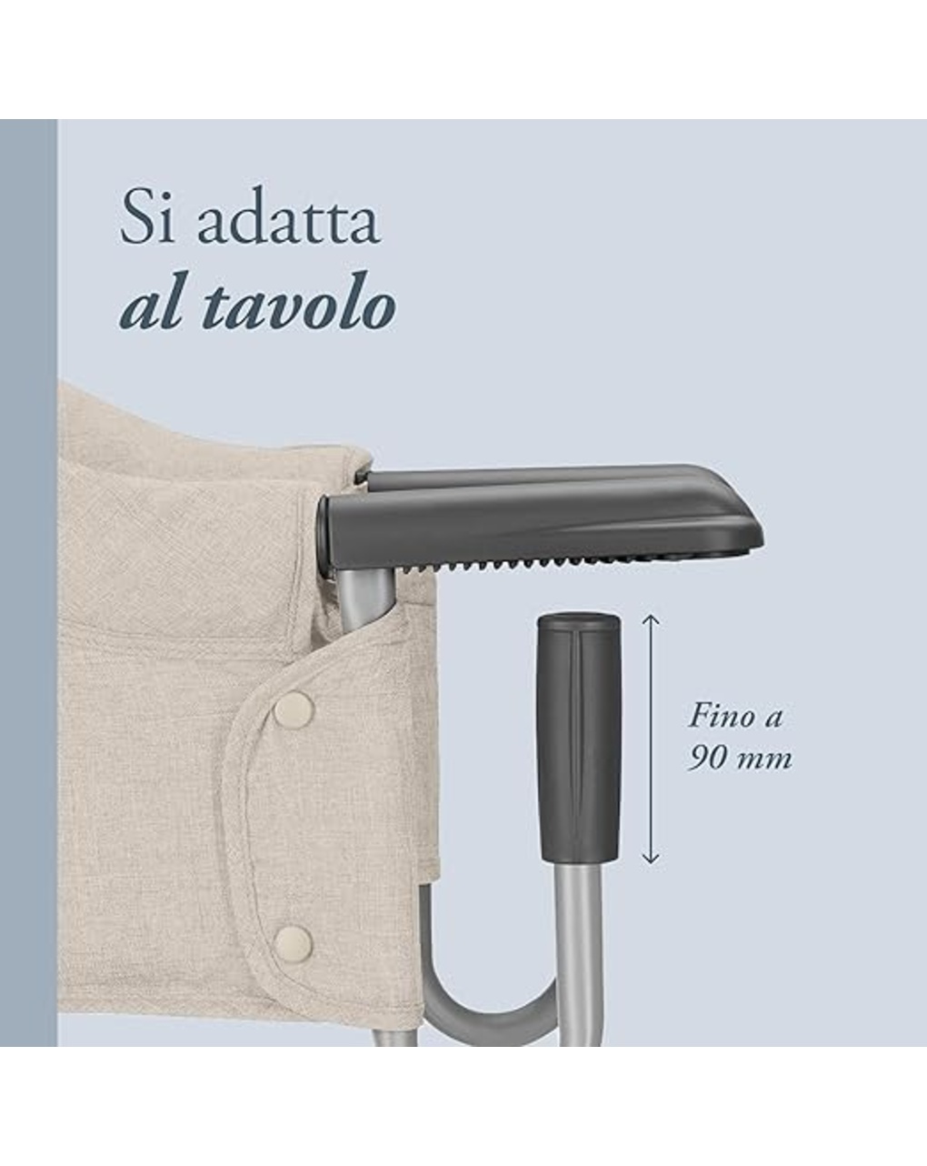 Seggiolino da tavola fast deser beige - inglesina