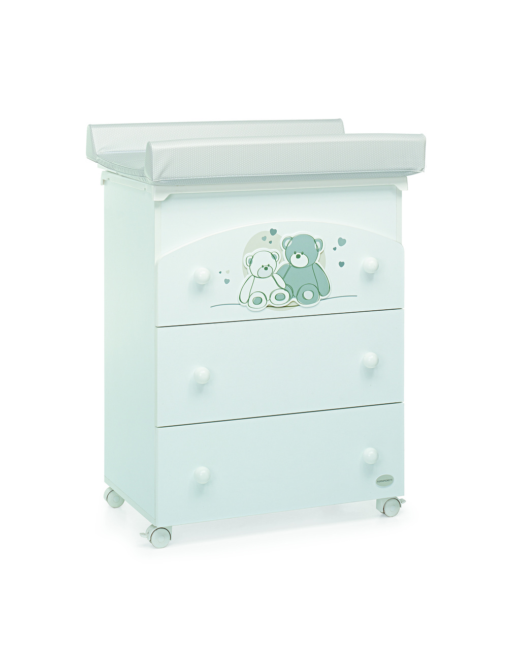 Bagnetto fasciatoio mascotte bianco di foppapedretti