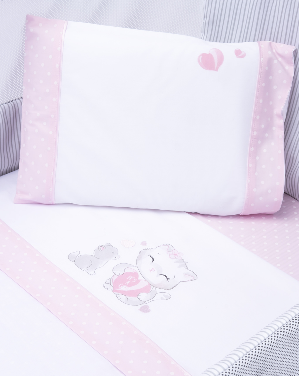 Completo culla 3 pezzi pink