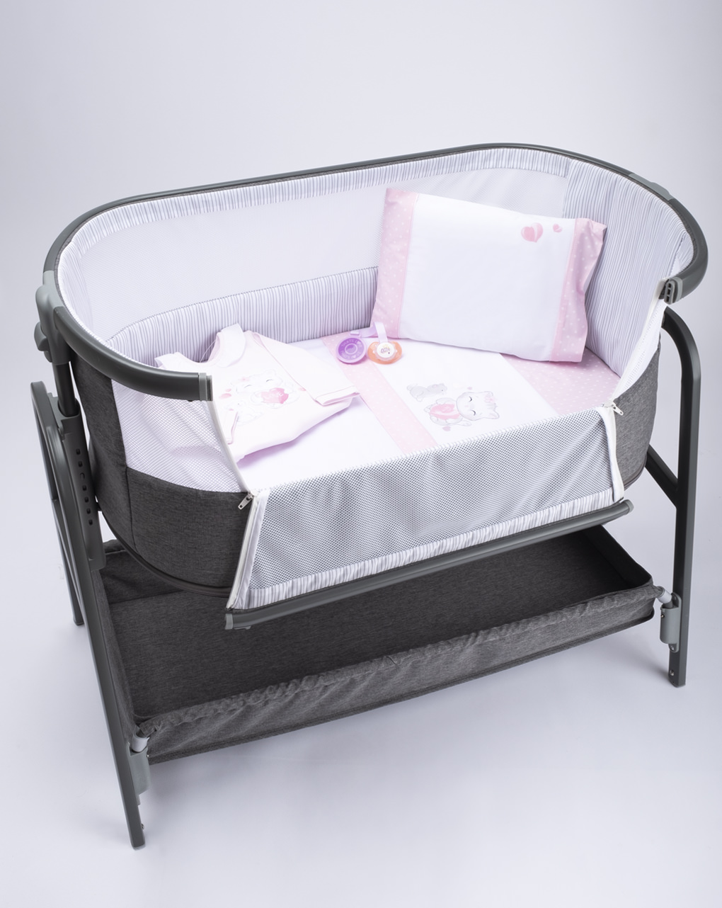 Completo culla 3 pezzi pink