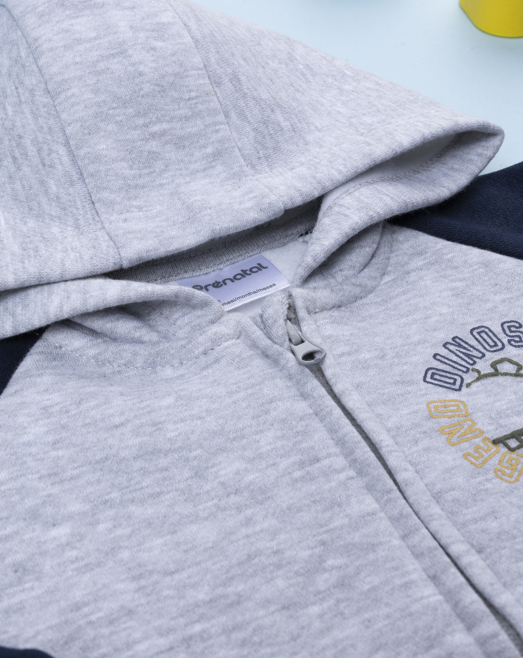 Felpa bimbo grigio/blu