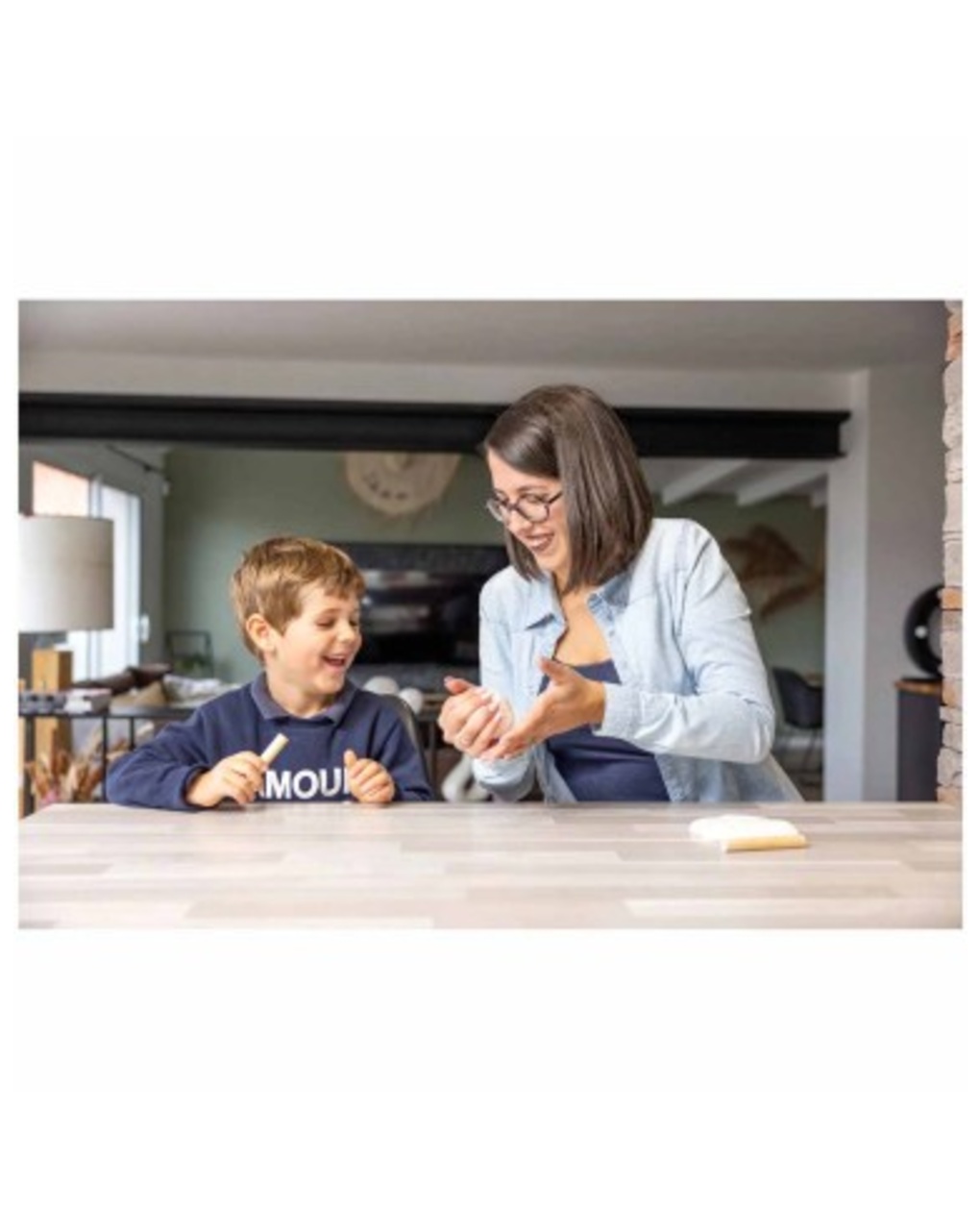 Cornice doppia bianca - tiny love