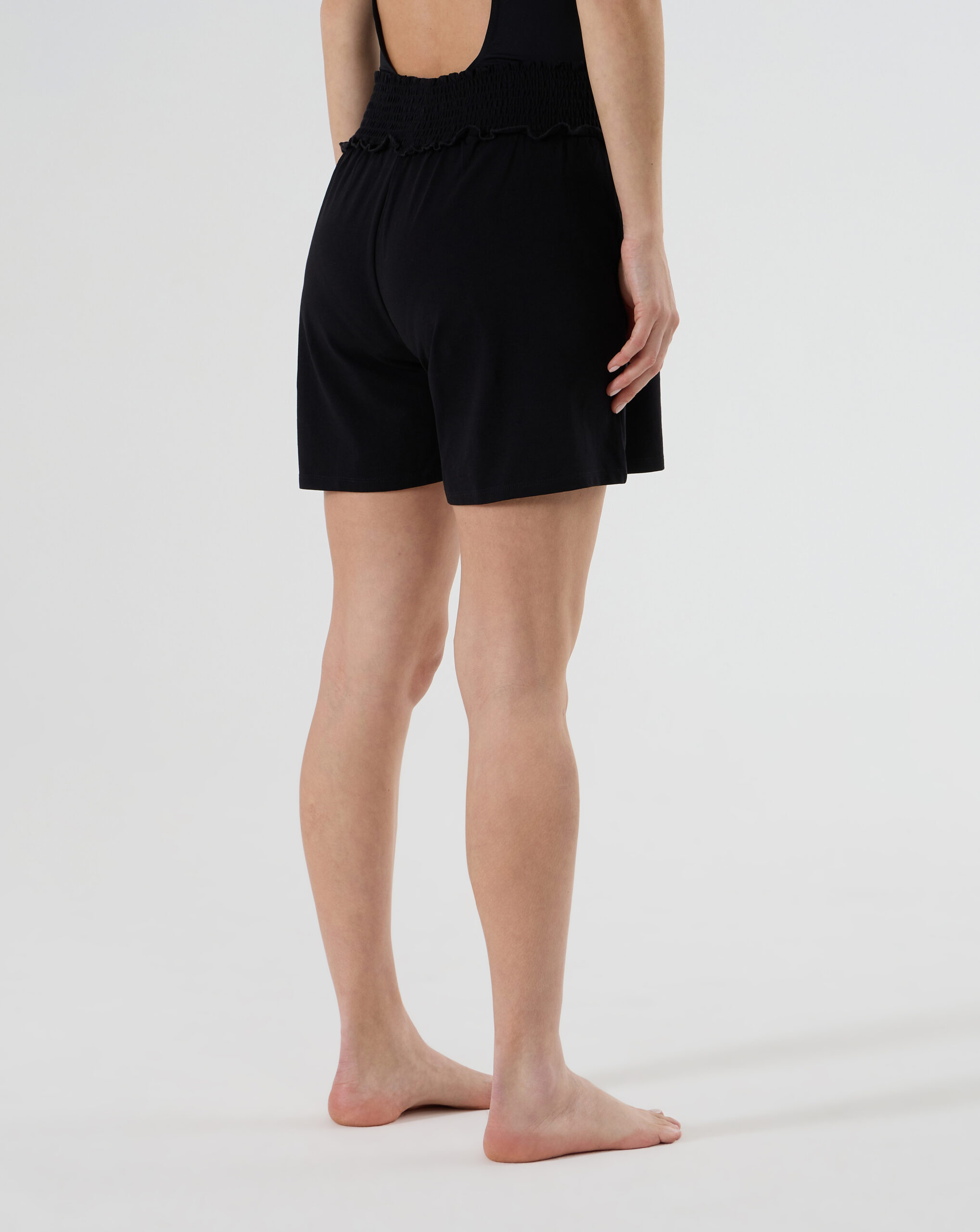 Short premaman a vita alta neri