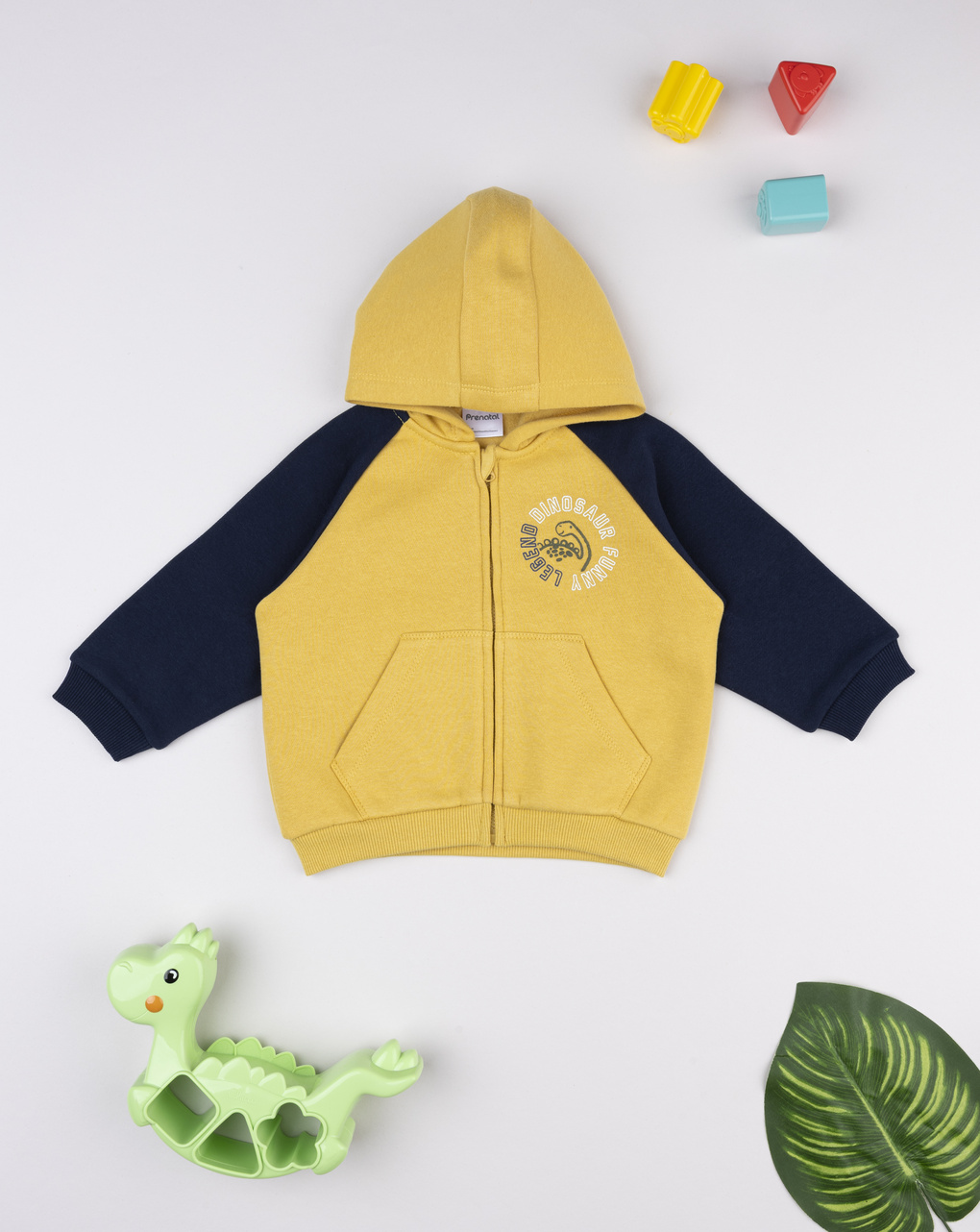 Felpa bimbo gialla/blu