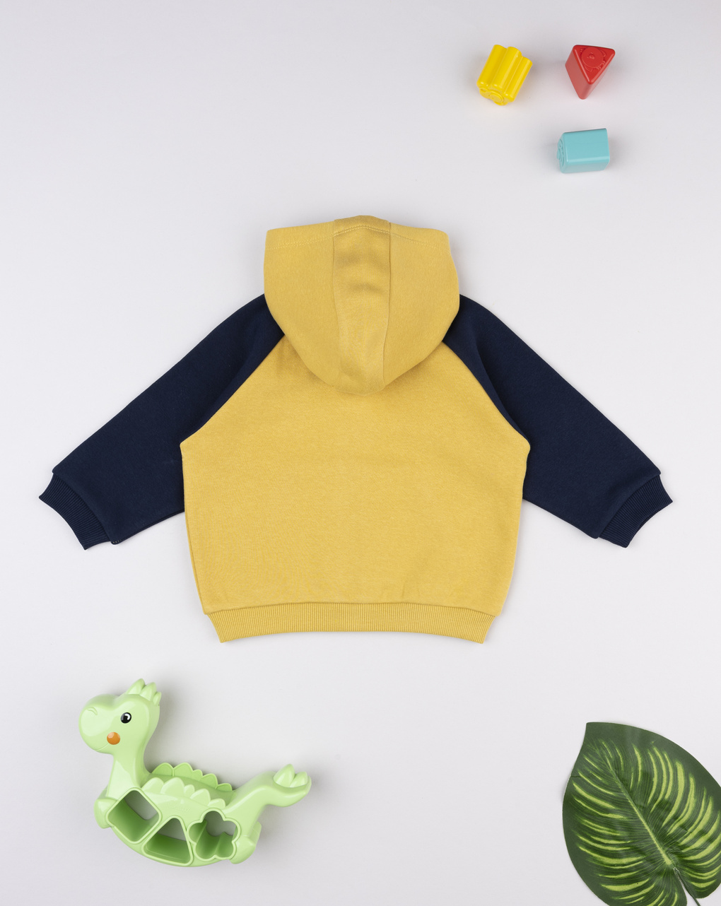 Felpa bimbo gialla/blu