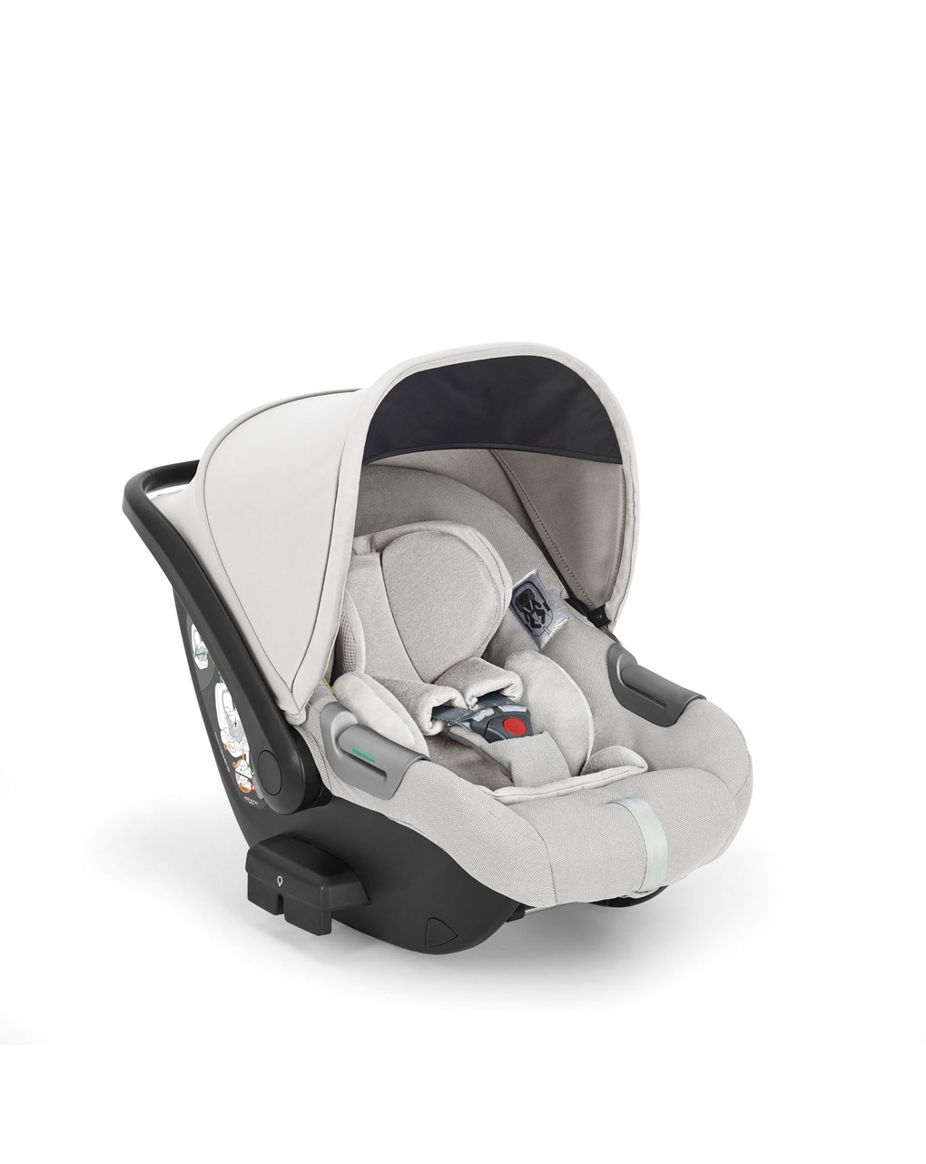 Sistema modulare aptica system quattro colore opal ivory con telaio litio e seggiolino auto darwin infant - inglesina