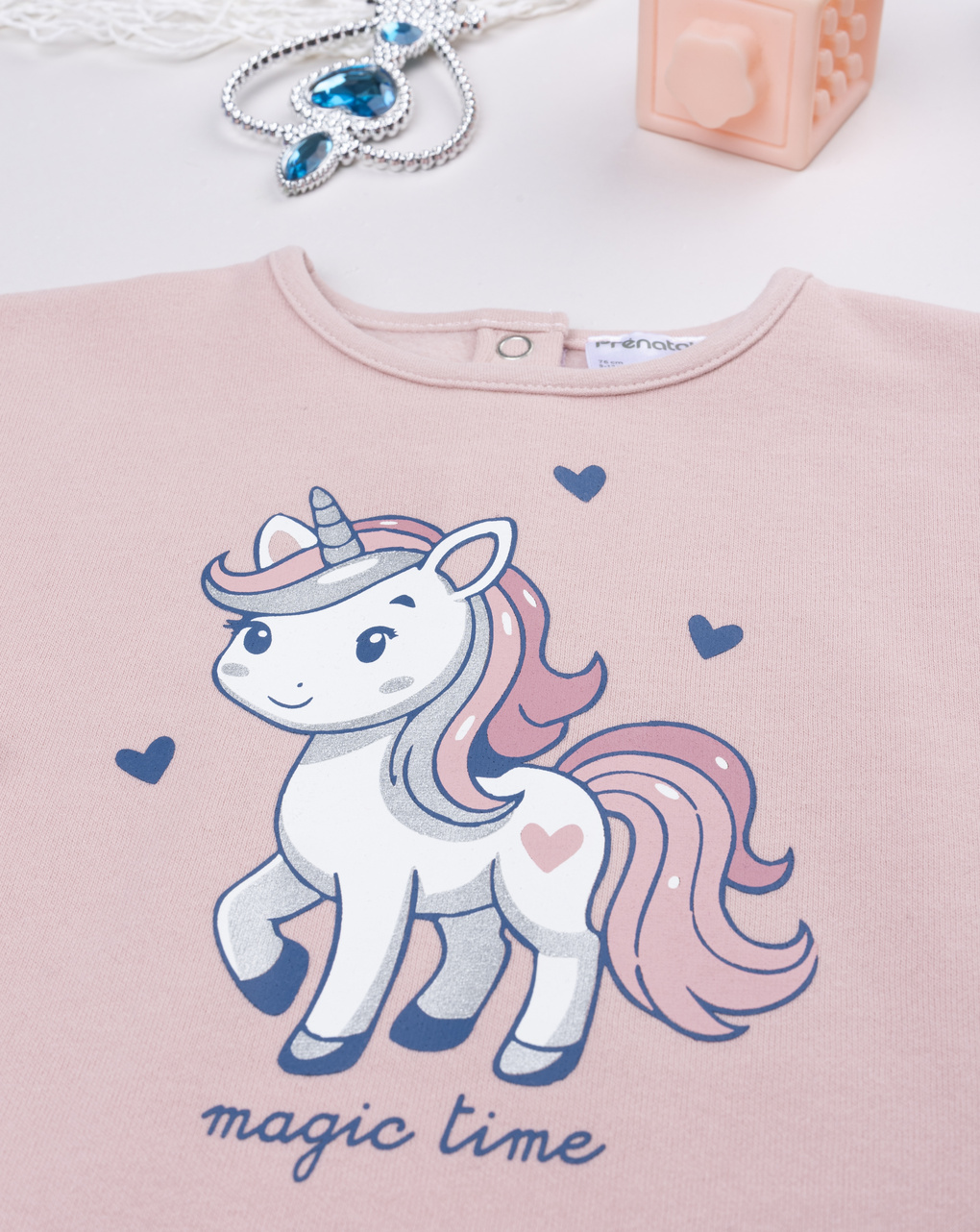 Completo jogging bimba rosa/blu