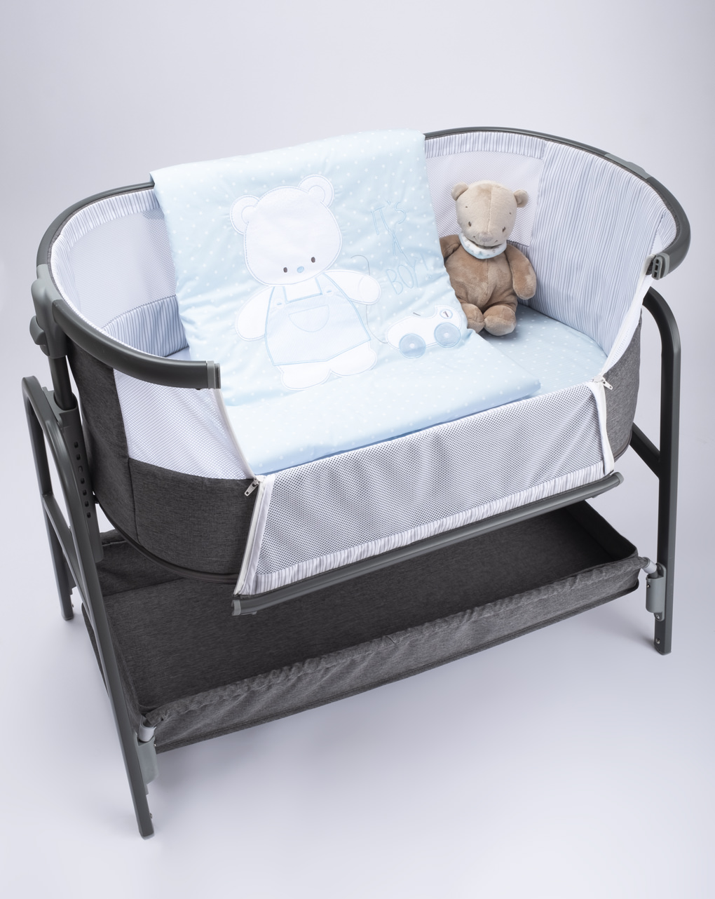 Trapunta invernale boy azzurro