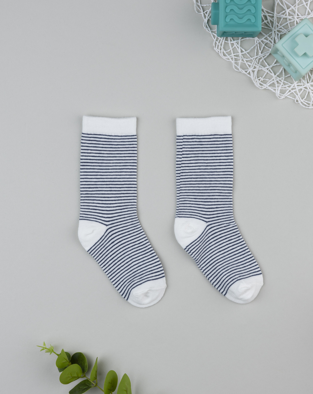 Gambaletto bambino grigio/panna