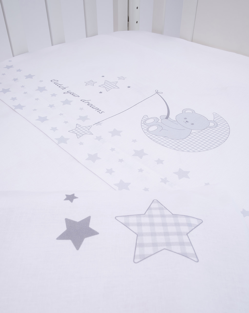 Set letto unisex "orsetto e luna"
