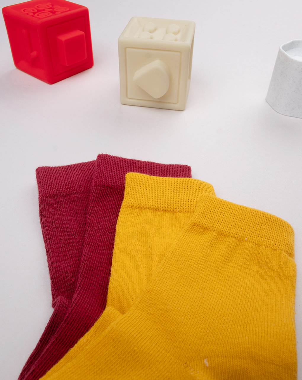 Pack 4 paia gambaletti tinta unita