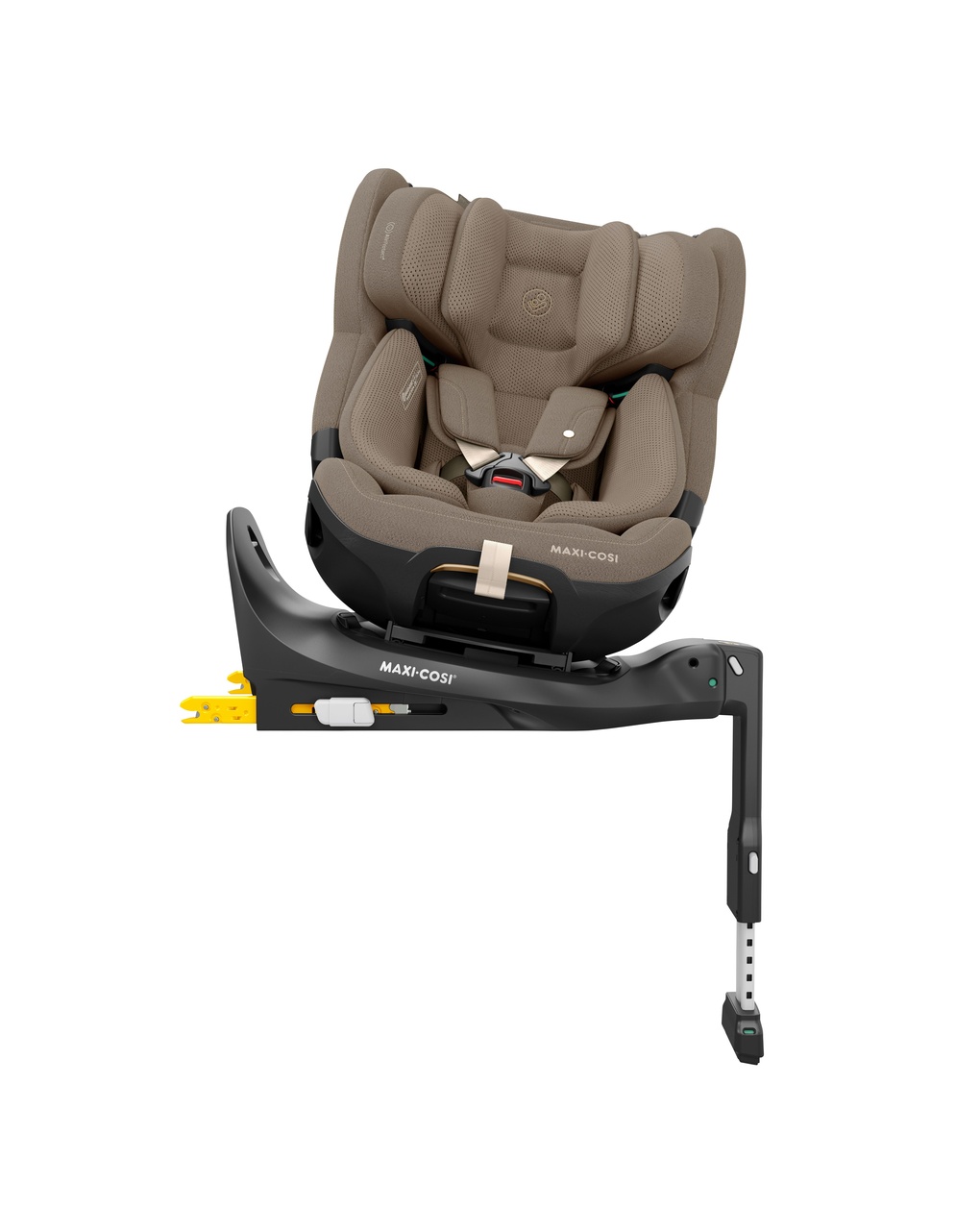 Seggiolino auto evolutivo emerald 360 pro authentic truffle 40-150cm (base integrata) - maxi cosi