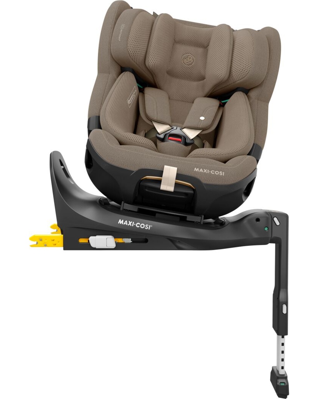 Seggiolino auto evolutivo emerald 360 pro authentic truffle 40-150cm (base integrata) - maxi cosi